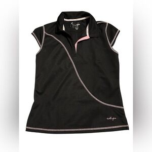 Wilson Sport Black and Pink Short Sleeve Tee